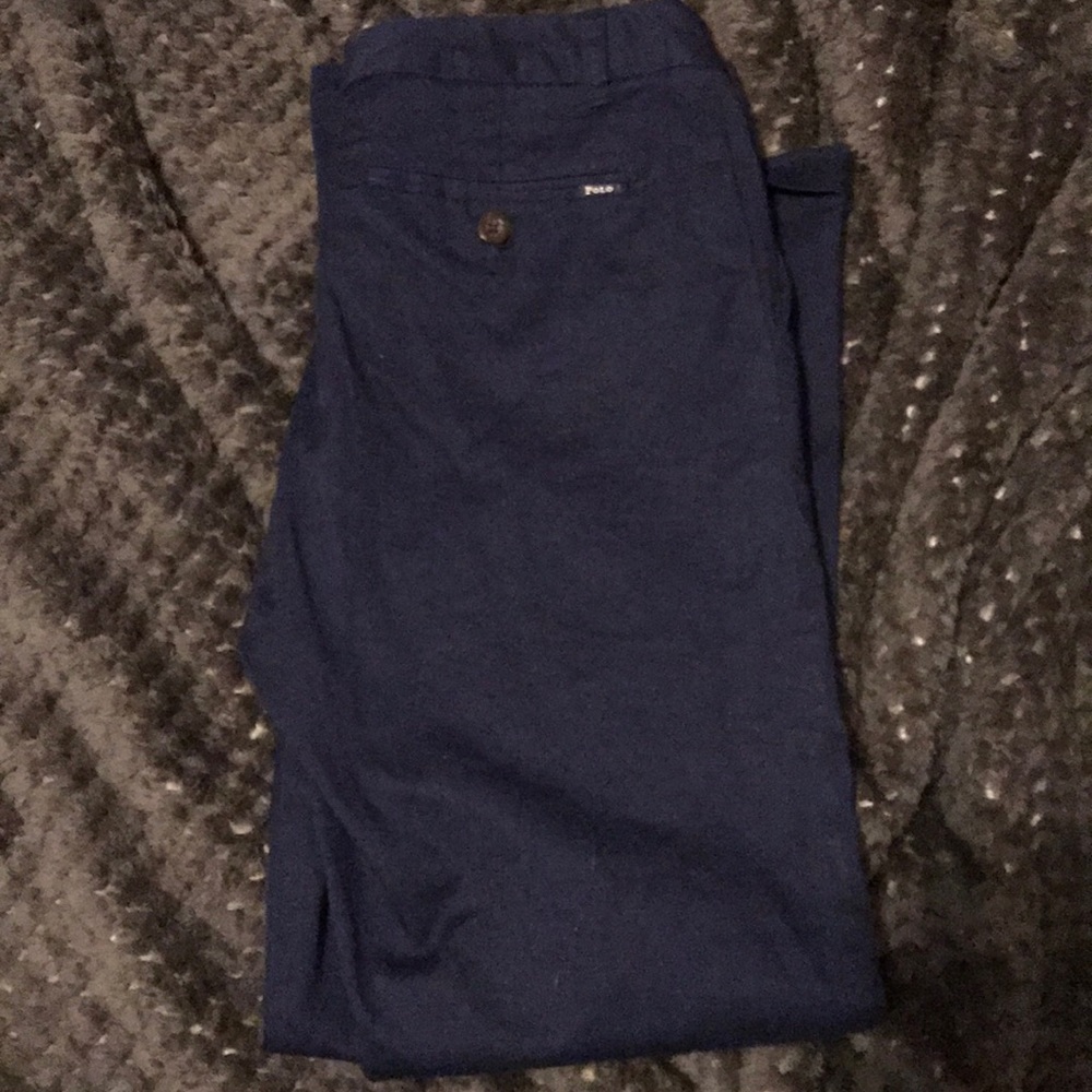 Polo Ralph Lauren Dark navy blue kids dress pant.